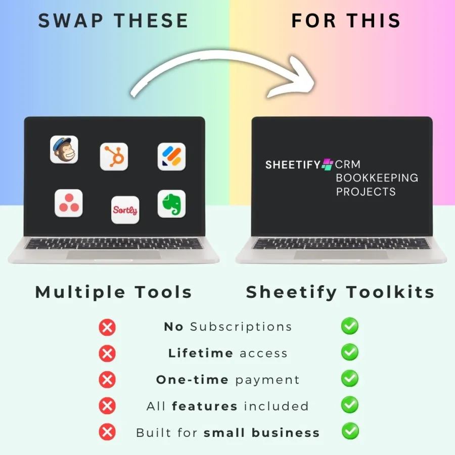 Swap a stack of subscriptions for one toolkit
